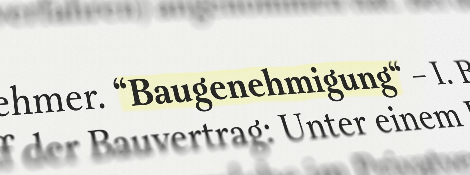 Öffentliches Baurecht